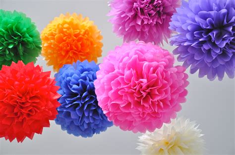 paper pom decorations